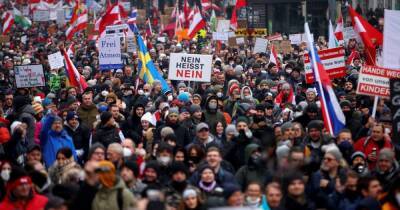 Австрия - В Австрии прошли масштабные антиковидные протесты - trend.az - Австрия - Протесты