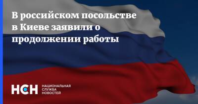 В российском посольстве в Киеве заявили о продолжении работы - nsn.fm - Россия - Украина - Киев - Посольство