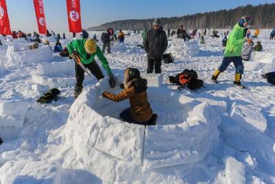 Густаво Зырянов - «Город эскимосов» построили на льду Оби в Новосибирске - sib.fm - Новосибирск