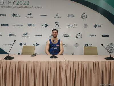 Американский гимнаст остался доволен своим выступлением на Кубке мира по прыжкам на батуте в Баку - trend.az - Азербайджан