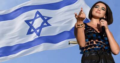 Беня Ганцу - Бенни Ганц - На концерте самой известной современной антисемитки Дуа Липы, подняли флаг Израиля - isroe.co.il - США - Израиль - шт.Флорида - Палестина