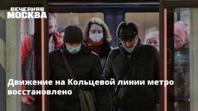 Движение на Кольцевой линии метро восстановлено - vm.ru - Москва