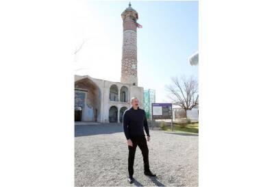 Ильхам Алиев - Президент Ильхам Алиев - Президент Ильхам Алиев: С марта в агдамской Джума мечети начнутся ремонтно-восстановительные работы - trend.az - Азербайджан