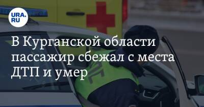 В Курганской области пассажир сбежал с места ДТП и умер - ura.news - Россия - Курганская обл.