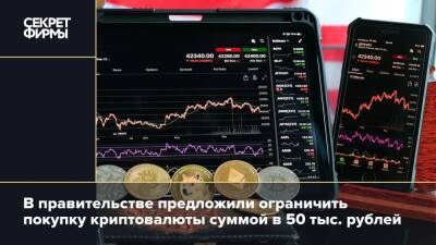 В правительстве предложили ограничить покупку криптовалюты суммой в 50 тыс. рублей - secretmag.ru