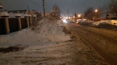 В Терновке коммунальщики очистили улицу и завалили тротуар - penzainform.ru