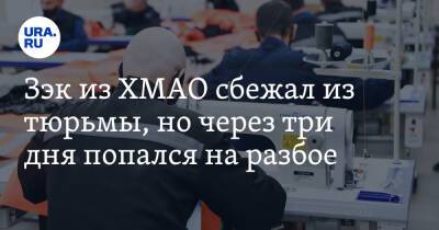 Зэк из ХМАО сбежал из тюрьмы, но через три дня попался на разбое - ura.news - Россия - Тюмень - Сургут - Югра