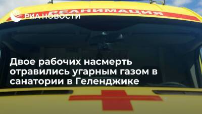 Двое рабочих погибли, один пострадал от отравления угарным газом в санатории в Геленджике - ria.ru - Москва - Краснодарский край - Геленджик - Геленджик