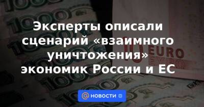 Эксперты описали сценарий «взаимного уничтожения» экономик России и ЕС - news.mail.ru - Россия - США - Украина - Англия - Вена