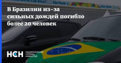 В Бразилии из-за сильных дождей погибло более 20 человек - nsn.fm - Рио-Де-Жанейро - Бразилия