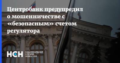 Центробанк предупредил о мошенничестве с «безопасным» счетом регулятора - nsn.fm - Россия