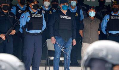 Экс-президента Гондураса арестовали за контрабанду наркотиков - newizv.ru - США - Колумбия - Венесуэла - Гондурас