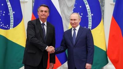 Владимир Путин - Жаир Болсонар - Путин провел в Кремле переговоры с президентом Бразилии Болсонару - 5-tv.ru - Москва - Россия - Вашингтон - Бразилия