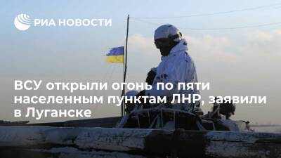СЦКК: ВСУ открыли огонь из минометов и гранатометов по пяти населенным пунктам ЛНР - ria.ru - Украина - Белоруссия - ДНР - ЛНР - Луганск - Донецкий