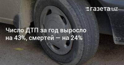 Число ДТП за год выросло на 43%, смертей — на 24% - gazeta.uz - Узбекистан - Ташкент