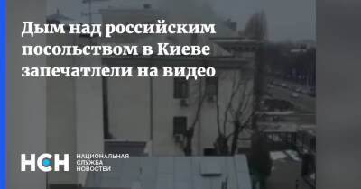 Ольга Скабеева - Дым над российским посольством в Киеве запечатлели на видео - nsn.fm - Россия - Киев - Киев