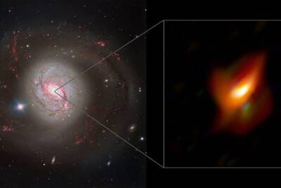 Астрономы обнаружили сверхмассивную черную дыру, «прячущуюся» в кольце космической пыли — открытие подтверждает единую модель активных галактических ядер - itc.ua - Украина