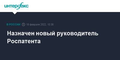 Михаил Мишустин - Григорий Ивлиев - Назначен новый руководитель Роспатента - interfax.ru - Москва - Россия