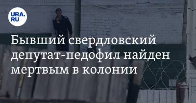 Бывший свердловский депутат-педофил найден мертвым в колонии - ura.news - Екатеринбург - Свердловская обл.