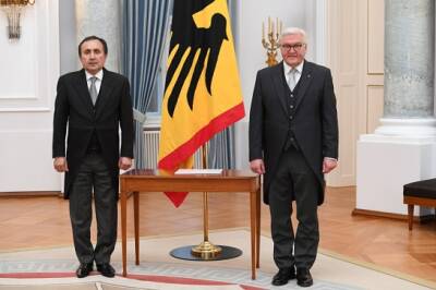 Эмомали Рахмон - Вальтер Штайнмайер - Имомуддин Сатторов встретился с президентом Германии - dialog.tj - Германия - Таджикистан