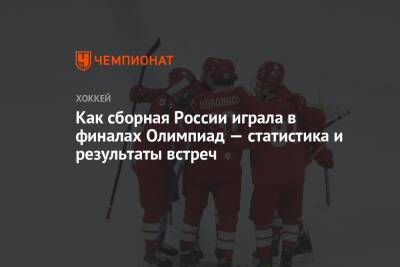 Как сборная России играла в финалах Олимпиад — статистика и результаты встреч - championat.com - Россия - Китай - Южная Корея - Германия - Япония - Финляндия - Чехия - Пекин - Пхенчхан