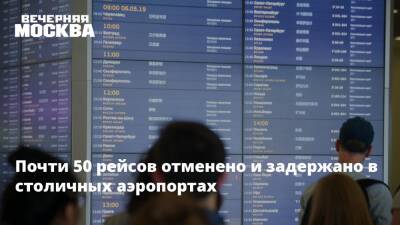 Почти 50 рейсов отменено и задержано в столичных аэропортах - vm.ru - Москва - Россия - Санкт-Петербург - Германия - Венгрия - Берлин - Калининград - Кипр - Будапешт - Тунис - Греция - Шри Ланка - Москва