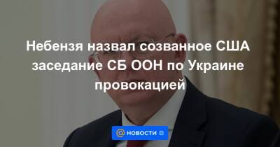 Небензя назвал созванное США заседание СБ ООН по Украине провокацией - news.mail.ru - Москва - Россия - США - Украина - Киев - Вашингтон - Румыния - Литва - Болгария - Брюссель