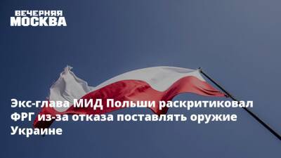 Радослав Сикорский - Экс-глава МИД Польши раскритиковал ФРГ из-за отказа поставлять оружие Украине - vm.ru - Россия - Украина - Киев - Германия - Франция - Польша - Берлин