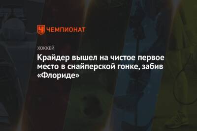 Артемий Панарин - Александр Овечкин - Крис Крайдер - Леон Драйзайтля - Крайдер вышел на чистое первое место в снайперской гонке, забив «Флориде» - championat.com - США - Вашингтон - Нью-Йорк - шт.Флорида - Нью-Йорк