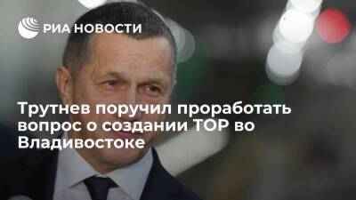 Юрий Трутнев - Вице-премьер Трутнев поручил проработать вопрос о создании ТОР на острове Русский - smartmoney.one - Россия - Приморье край - Владивосток - Арктика
