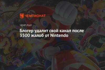 Блогер - Блогер удалит свой канал после 3500 жалоб от Nintendo - championat.com