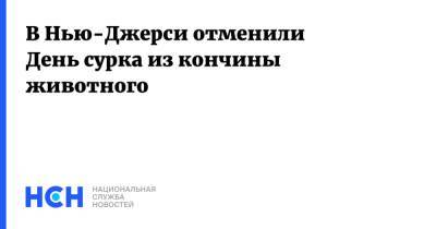 В Нью-Джерси отменили День сурка из кончины животного - nsn.fm - США - USA - шт.Нью-Джерси - шт.Пенсильвания
