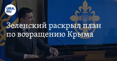 Владимир Зеленский - Эдуард Басурин - Зеленский раскрыл план по возращению Крыма - ura.news - Россия - Украина - Киев - Крым - ЛНР - Голландия - Донецкая обл.