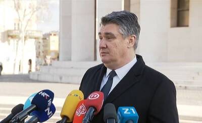 Зоран Миланович - Президент Хорватии обвинил премьера Великобритании в разжигании... - politnavigator.net - Россия - Украина - Англия - Хорватия - Загреб - Великобритания