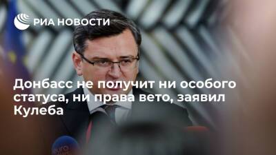 Дмитрий Кулеба - Глава МИД Украины Кулеба исключил предоставление особого статуса и права вето Донбассу - ria.ru - Россия - Украина - Киев - Луганская обл. - ДНР - ЛНР - Варшава - Донбасс - Донецкая обл.