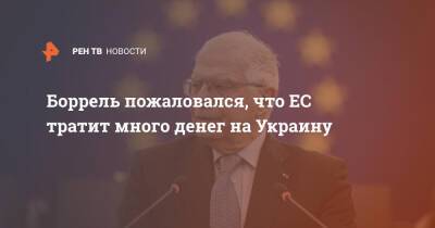 Владимир Зеленский - Жозеп Боррель - Боррель пожаловался, что ЕС тратит много денег на Украину - ren.tv - Украина