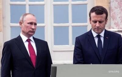Владимир Путин - Эммануэль Макрон - Макрон и Путин договорились о встрече по Донбассу - korrespondent.net - Россия - Украина - Франция - Донбасс