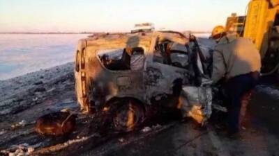 Трое детей сгорели в машине после ДТП в Казахстане - usedcars.ru - Казахстан - Актюбинская обл.