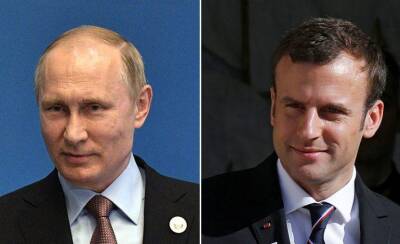 Владимир Зеленский - Владимир Путин - Борис Джонсон - Эммануэль Макрон - Эмманюэль Макрон - Олафом Шольцем - Джо Байден - СМИ: Макрон провёл ещё один разговор с Путиным - trend.az - Россия - США - Украина - Англия - Германия - Франция