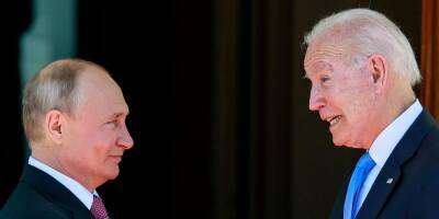 Владимир Зеленский - Владимир Путин - Борис Джонсон - Сергей Лавров - Эммануэль Макрон - Энтони Блинкен - Джо Байден - Путин и Байден согласились встретиться в Европе по инициативе Макрона - ruposters.ru - Россия - США - Украина - Англия - Франция