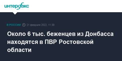 Игорь Гуськов - Около 6 тыс. беженцев из Донбасса находятся в ПВР Ростовской области - interfax.ru - Москва - Россия - Нижегородская обл. - Саратовская обл. - ДНР - Воронежская обл. - Ростовская обл. - ЛНР - Курская обл. - Волгоградская обл. - Донбасс - Донецкая обл.