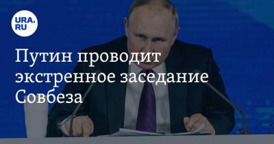 Владимир Путин - Дмитрий Песков - Путин проводит экстренное заседание Совбеза - ura.news - Россия - Царьград