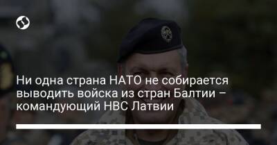 Эгилс Левитс - Ни одна страна НАТО не собирается выводить войска из стран Балтии – командующий НВС Латвии - liga.net - Россия - Украина - Латвия
