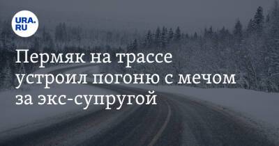 Пермяк на трассе устроил погоню с мечом за экс-супругой - ura.news - Пермь - Краснокамск