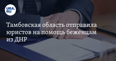 Владимир Путин - Андрей Турчак - Максим Егоров - Тамбовская область отправила юристов на помощь беженцам из ДНР - ura.news - Россия - ДНР - Донецк - Ростовская обл. - ЛНР - Тамбовская обл. - Донецкая обл.