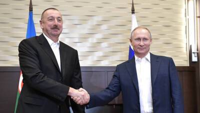 Владимир Путин - Сергей Лавров - Ильхам Алиев - Джейхун Байрамов - Путин 22 февраля обсудит с Алиевым реализацию договорённостей по Нагорному Карабаху - russian.rt.com - Россия - Армения - Азербайджан