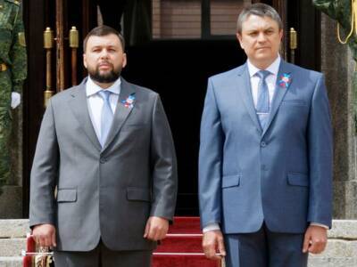 Владимир Путин - Денис Пушилин - Леонид Пасечник - Главы ДНР и ЛНР попросили Путина о признании независимости республик - bloknot.ru - Россия - Украина - Луганская обл. - ДНР - Ростовская обл. - ЛНР - респ. Южная Осетия - Донбасс - Донецкая обл.