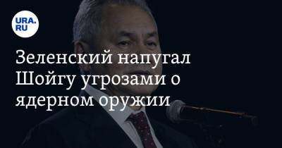 Сергей Шойгу - Владимир Зеленский - Зеленский напугал Шойгу угрозами о ядерном оружии - ura.news - Россия - Украина - ДНР - ЛНР