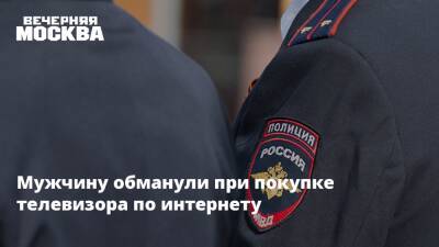 Мужчину обманули при покупке телевизора по интернету - vm.ru - Москва - Россия - Московская обл.