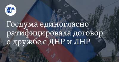 Владимир Путин - Госдума единогласно ратифицировала договор о дружбе с ДНР и ЛНР - ura.news - Россия - ДНР - ЛНР - Донецкая обл.